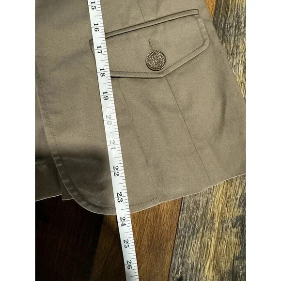 Trina Turk Size 2  Tan Beige Single Button Knit Blazer Small  Jacket NICE - Picture 7 of 7